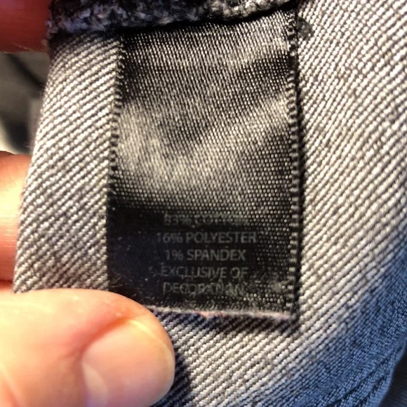 Black Denim Jeans White House Black Market waist 30-32 Short Length - Picture 13 of 15